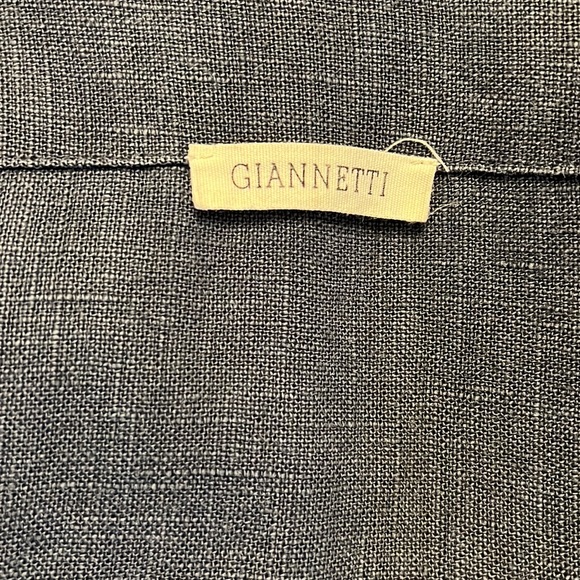 GIANNETTI OVERSIZED DRESS 💯 LINEN SIZE 2 - Picture 7 of 14